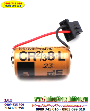 FUJI CR2/3 8.L, Pin nuôi nguồn PLC FUJI CR2/3 8.L 2/3A 2000mAh 3v (Japan)